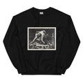 Black Sweater A Stag At Sharkey Print Essential