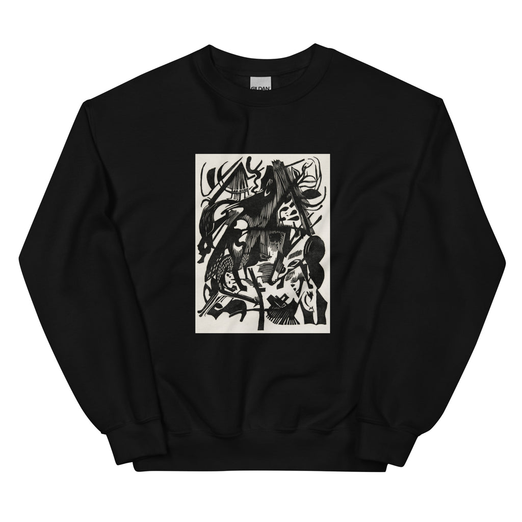 Black Sweater Birth Of The Wolves Print Essential