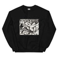 Black Sweater Sleeping Shepherdess Print Essential