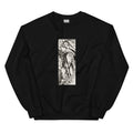 Black Sweater Horses Print Essential