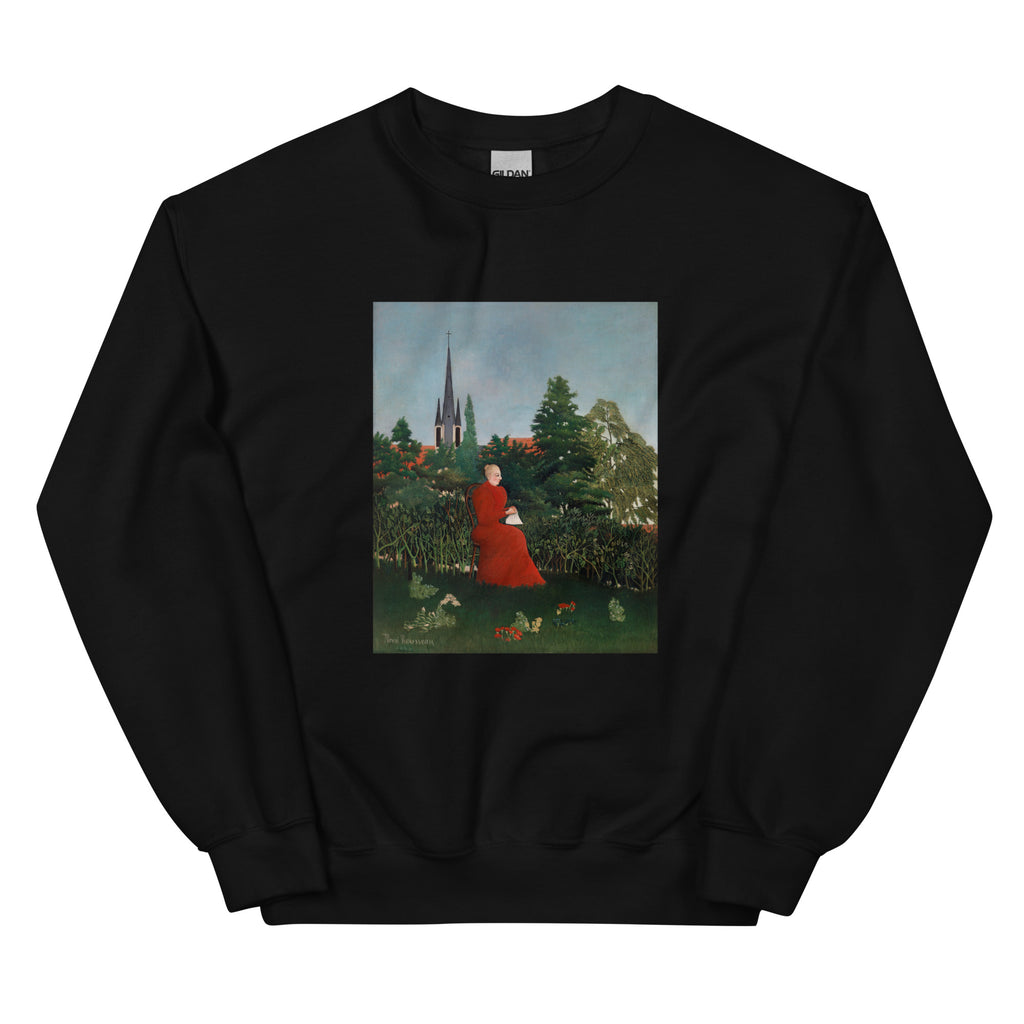 Black Sweater Portrait Of A Woman In A Landscape Portrait De Femme Dans Un Paysage Essential