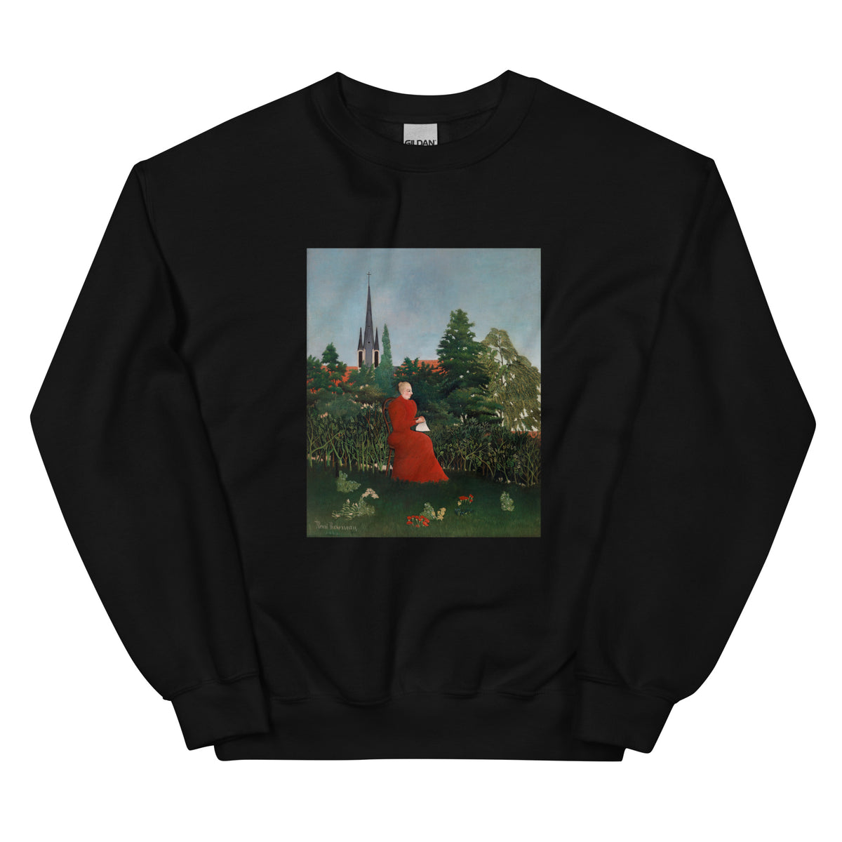 Black Sweater Portrait Of A Woman In A Landscape Portrait De Femme Dans Un Paysage Essential