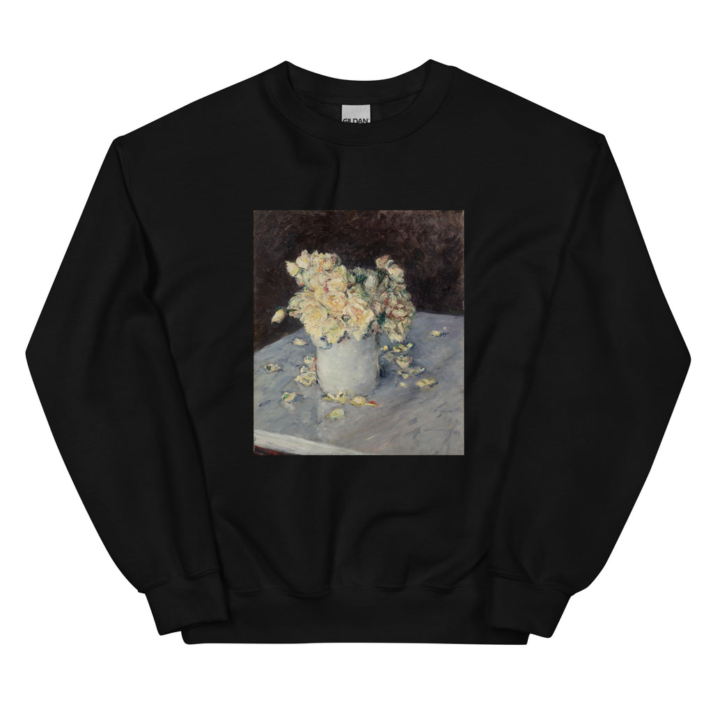 Black Sweater Yellow Roses In A Vase Essential
