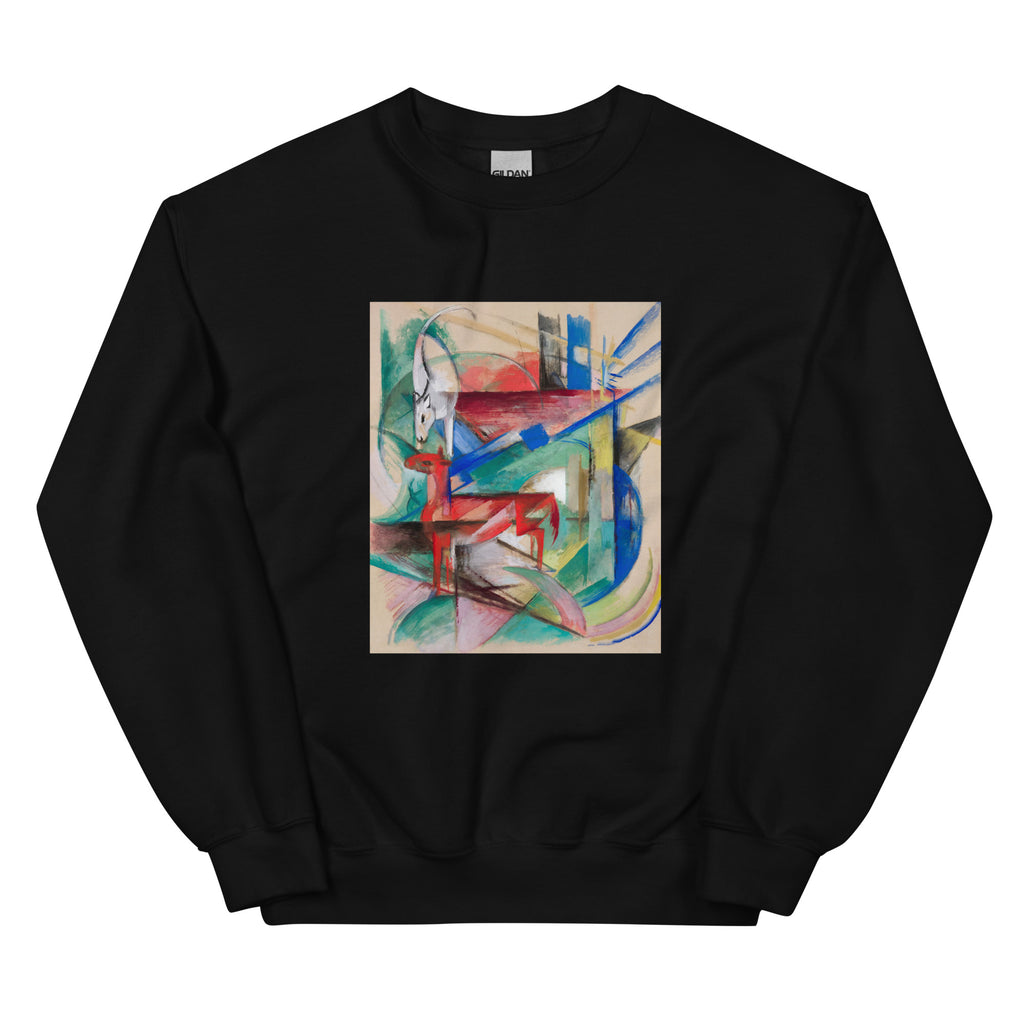 Black Sweater Landscape With Animals Essential