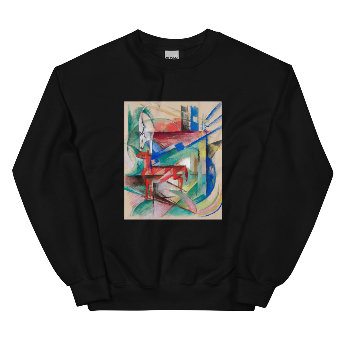 Black Sweater Landscape With Animals Essential