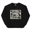 Black Sweater Tiger Print Essential
