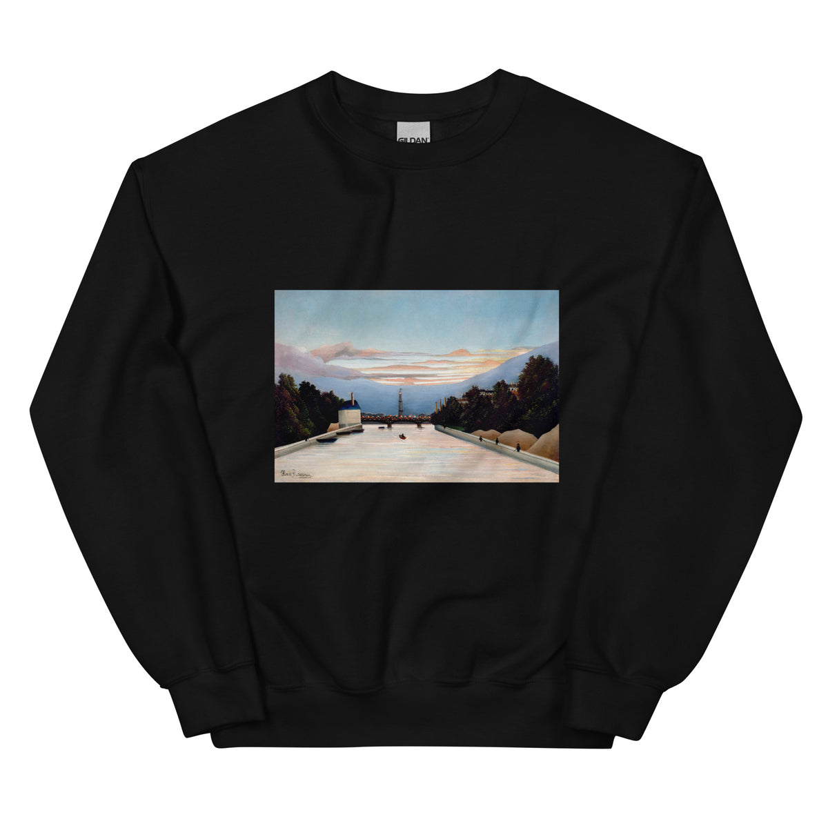 Black Sweater Henri Rousseau The Eiffel Tower Famous Painting Essential