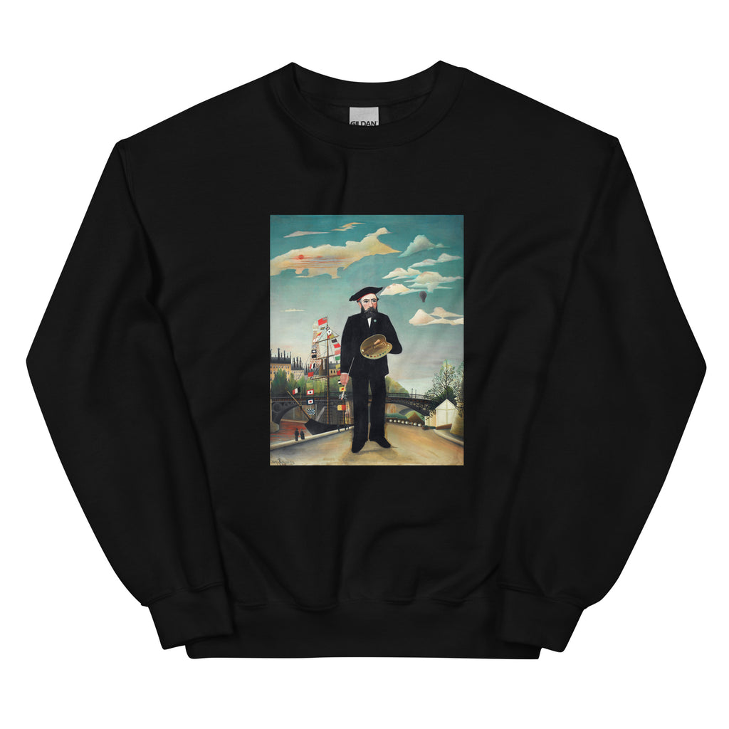 Black Sweater Henri Rousseau Myself Portrait Landscape Famous Painting Essential