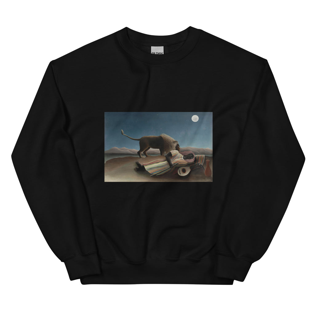 Black Sweater Henri Rousseau The Sleeping Gypsy La Bohemienne Endormie Famous Painting Essential