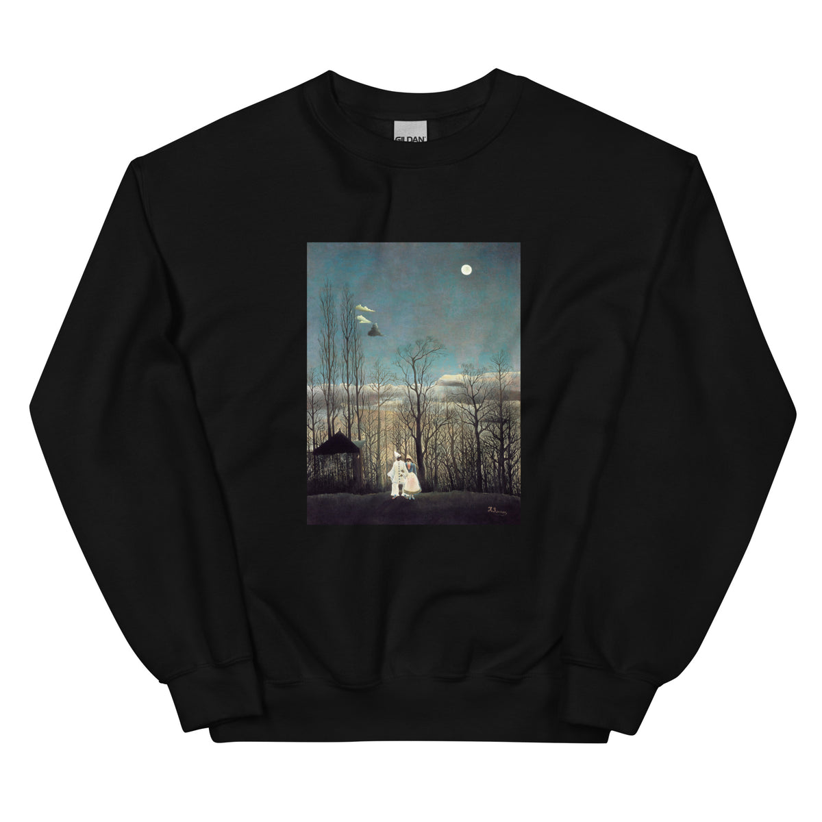 Black Sweater Henri Rousseau Carnival Evening Famous Painting Essential
