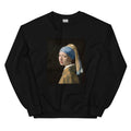 Black Sweater Johannes Vermeer Girl With A Pearl Earring Famous Painting Essential