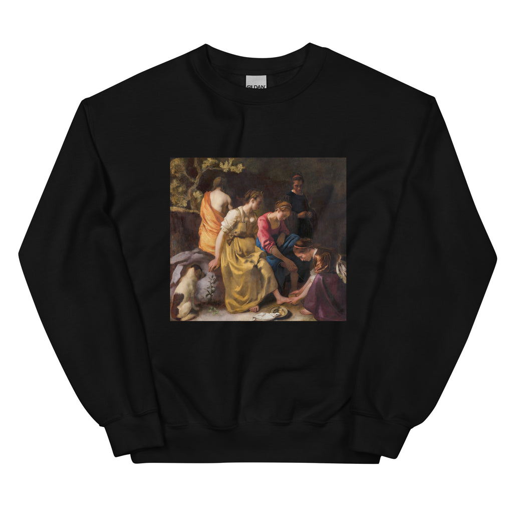Black Sweater Johannes Vermeer Diana And Her Nymphs Famous Painting Essential