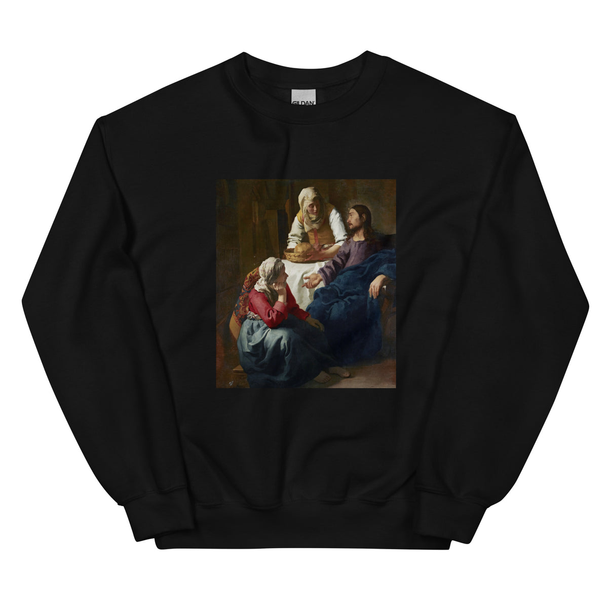 Black Sweater Johannes Vermeer Christ In The House Of Martha And Mary Famous Painting Essential