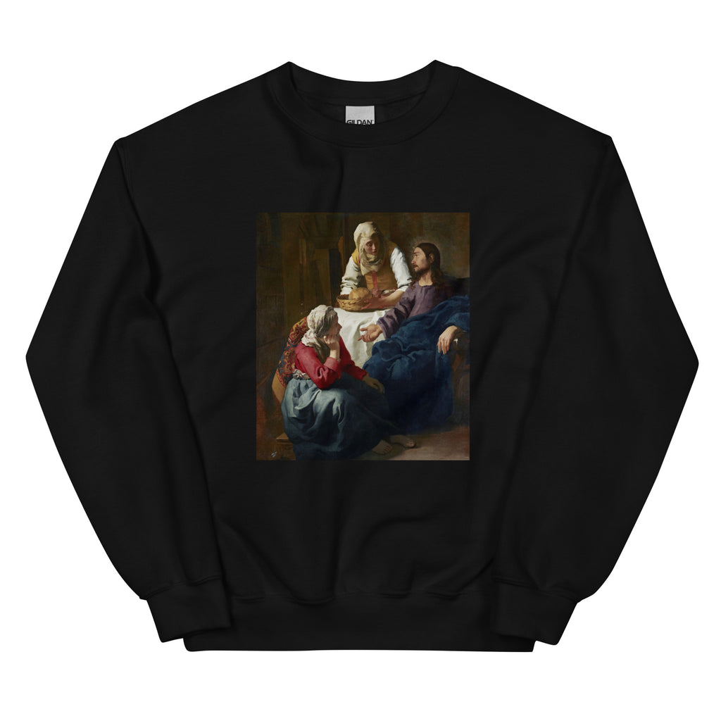 Black Sweater Johannes Vermeer Christ In The House Of Martha And Mary Famous Painting Essential