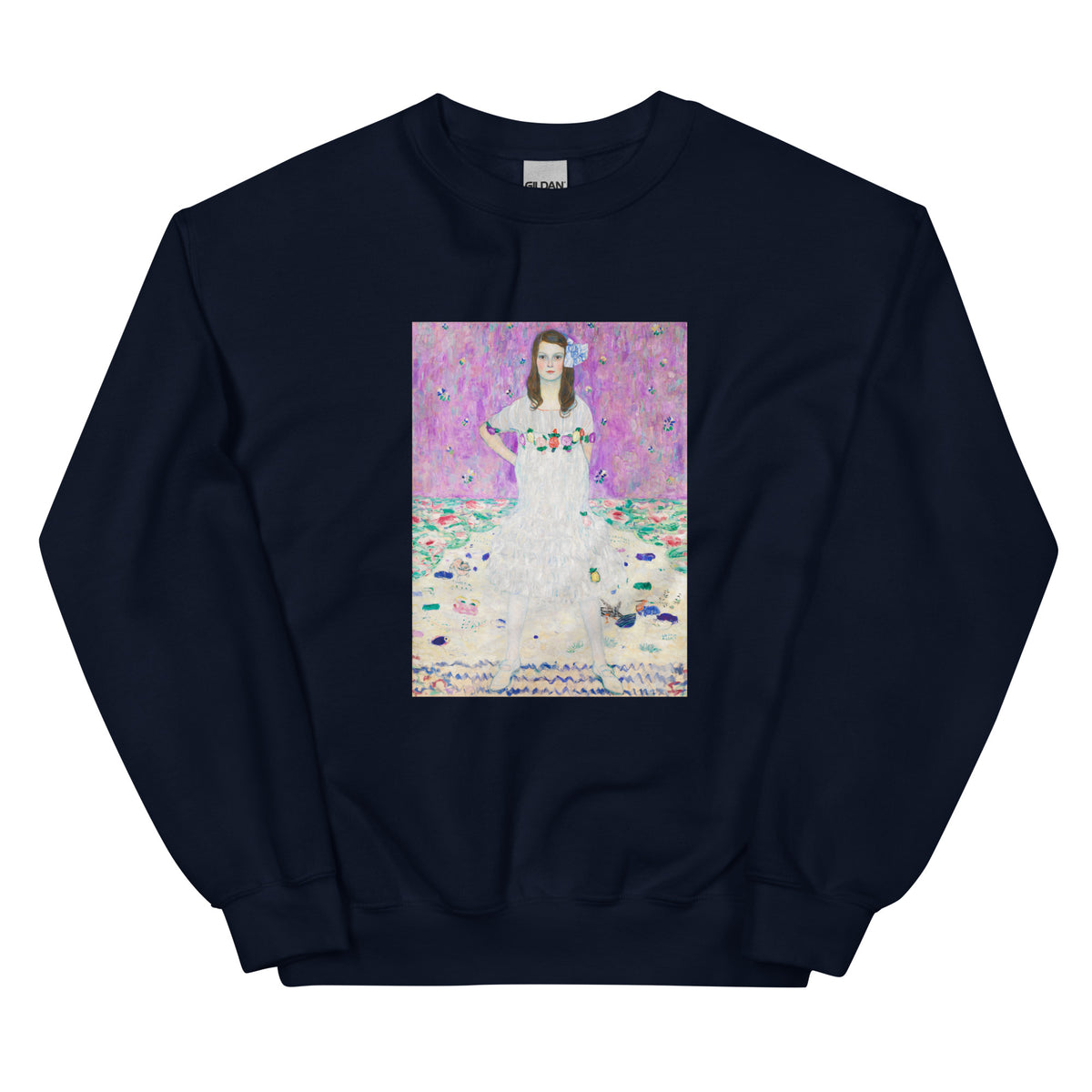 Navy Sweater Gustav Klimt S Mada Primavesi Famous Artwork Essential
