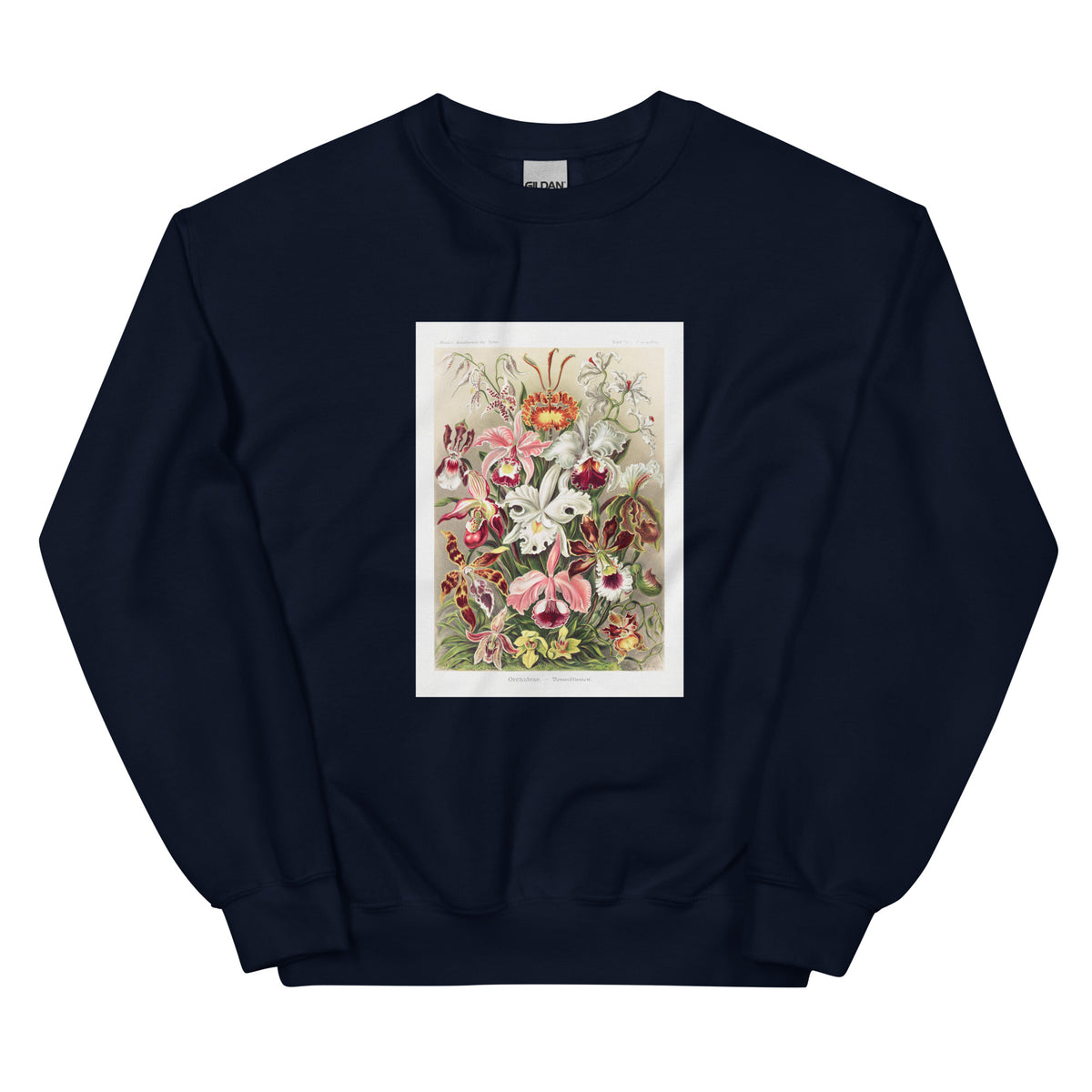 Navy Sweater Orchideae Denusblumen A Giltsch Gem Essential