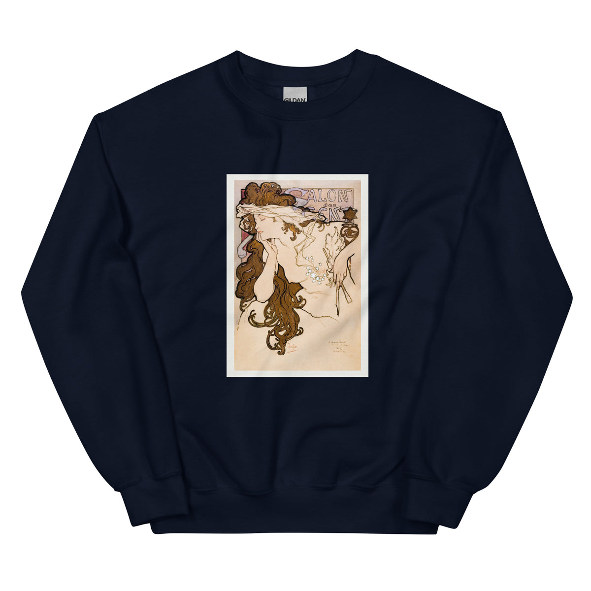 Navy Sweater Salon Des Cent Poster Essential