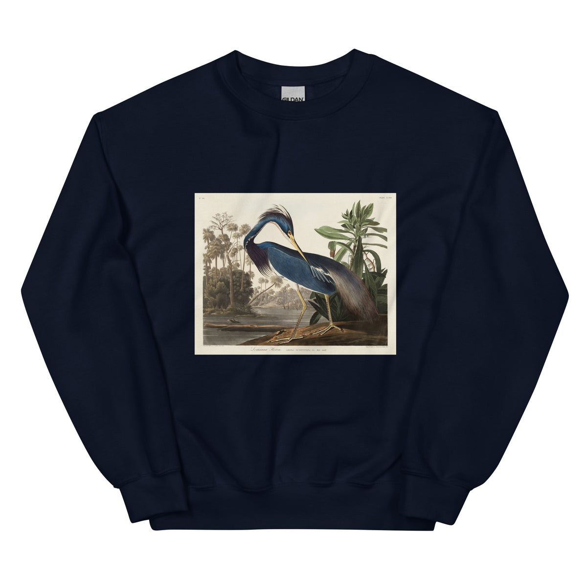 Navy Sweater Louisiana Heron Essential
