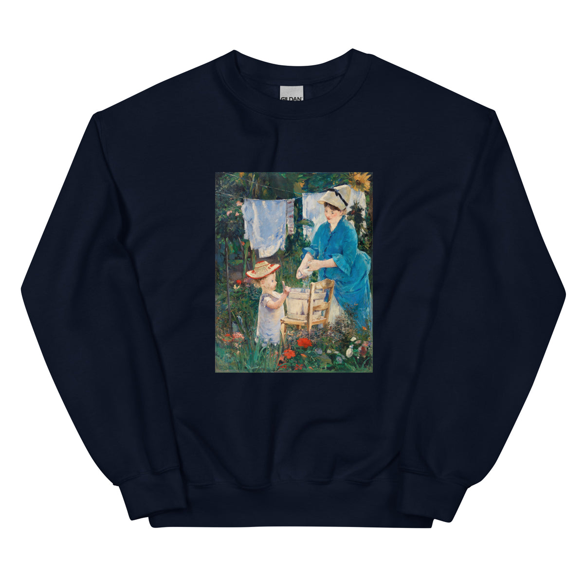 Navy Sweater Laundry Le Linge Painting In High Resolution Essential