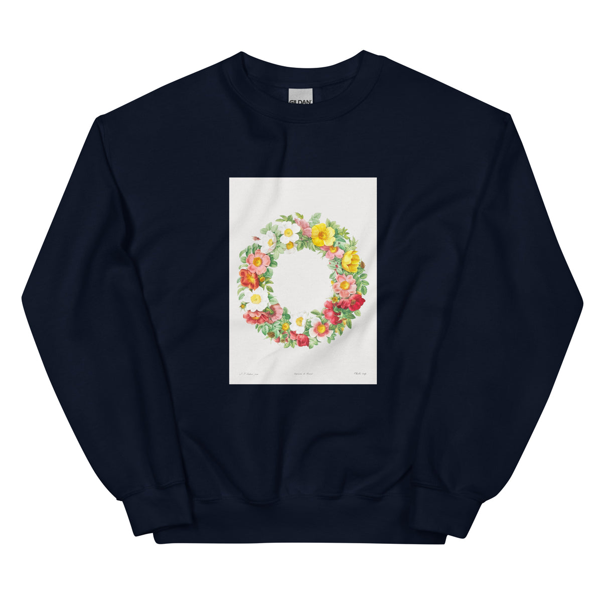 Navy Sweater Roses Essential