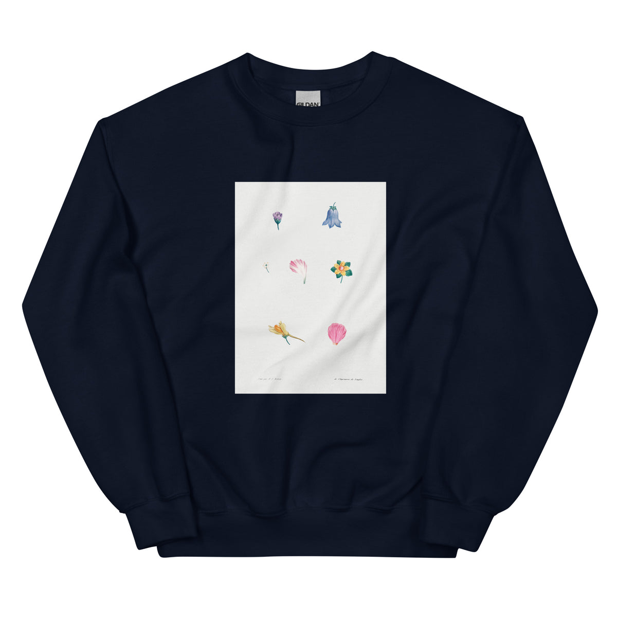 Navy Sweater Flower Set Redoute 1759 II Essential