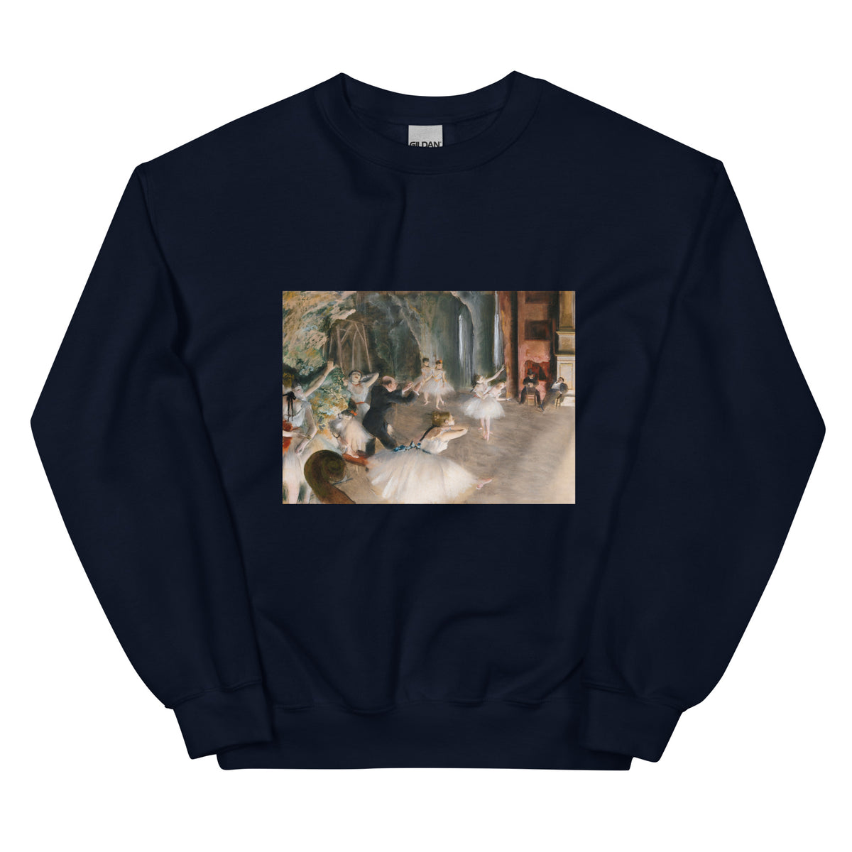 Navy Sweater The Rehearsal Onstage Painting In High Resolution Essential