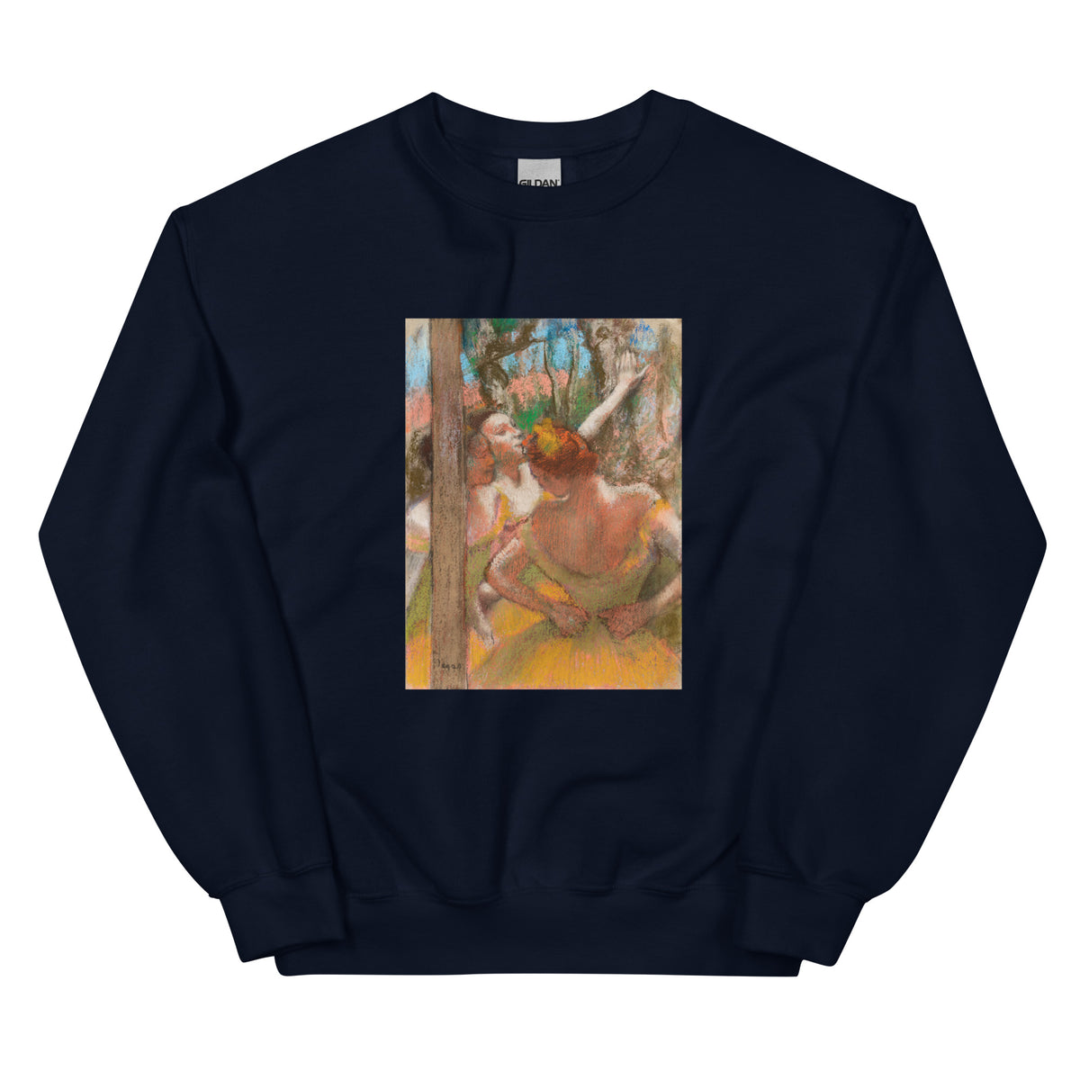 Navy Sweater Dancers Painting In High Resolution Essential