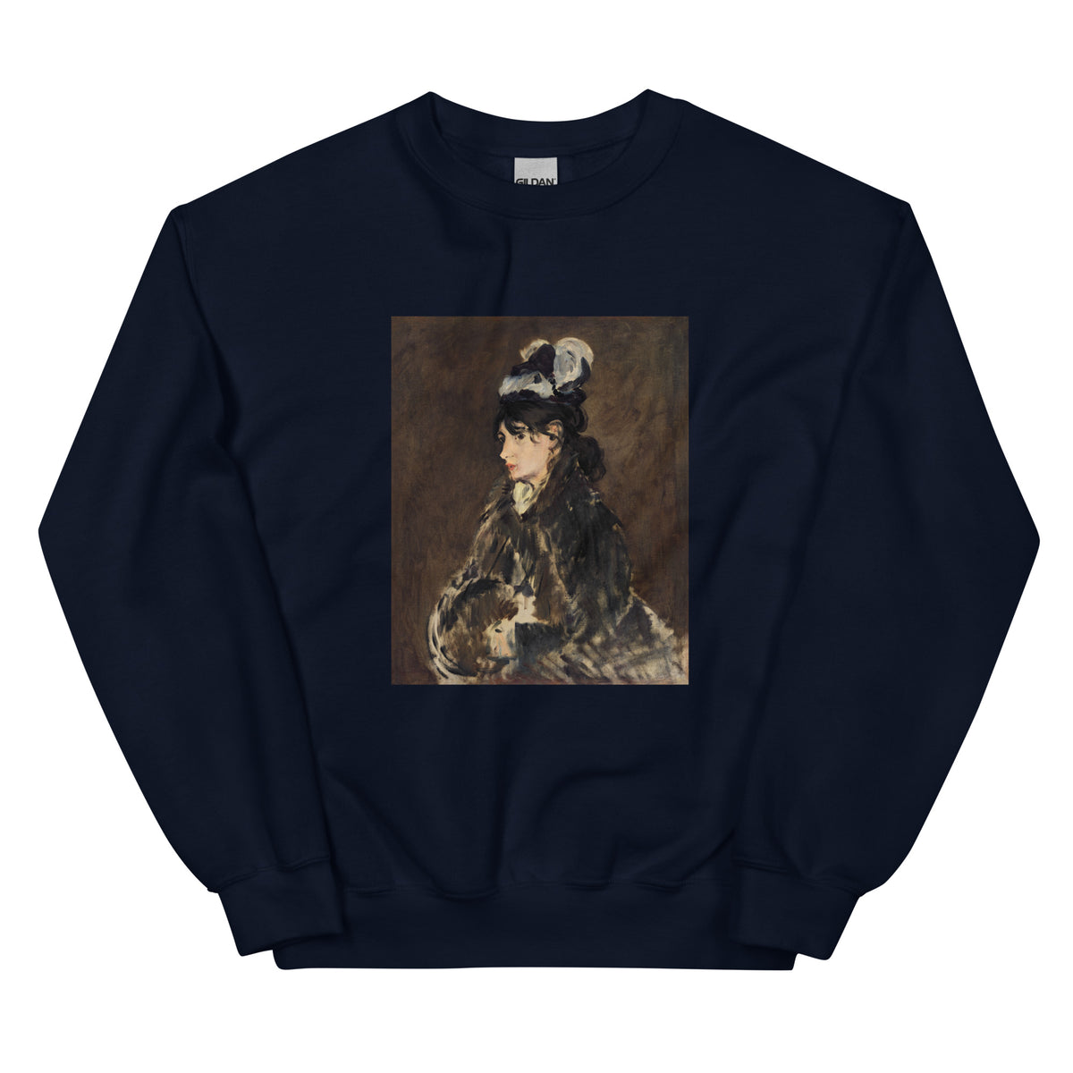 Navy Sweater Berthe Morisot C 1869 Painting In High Resolution Essential