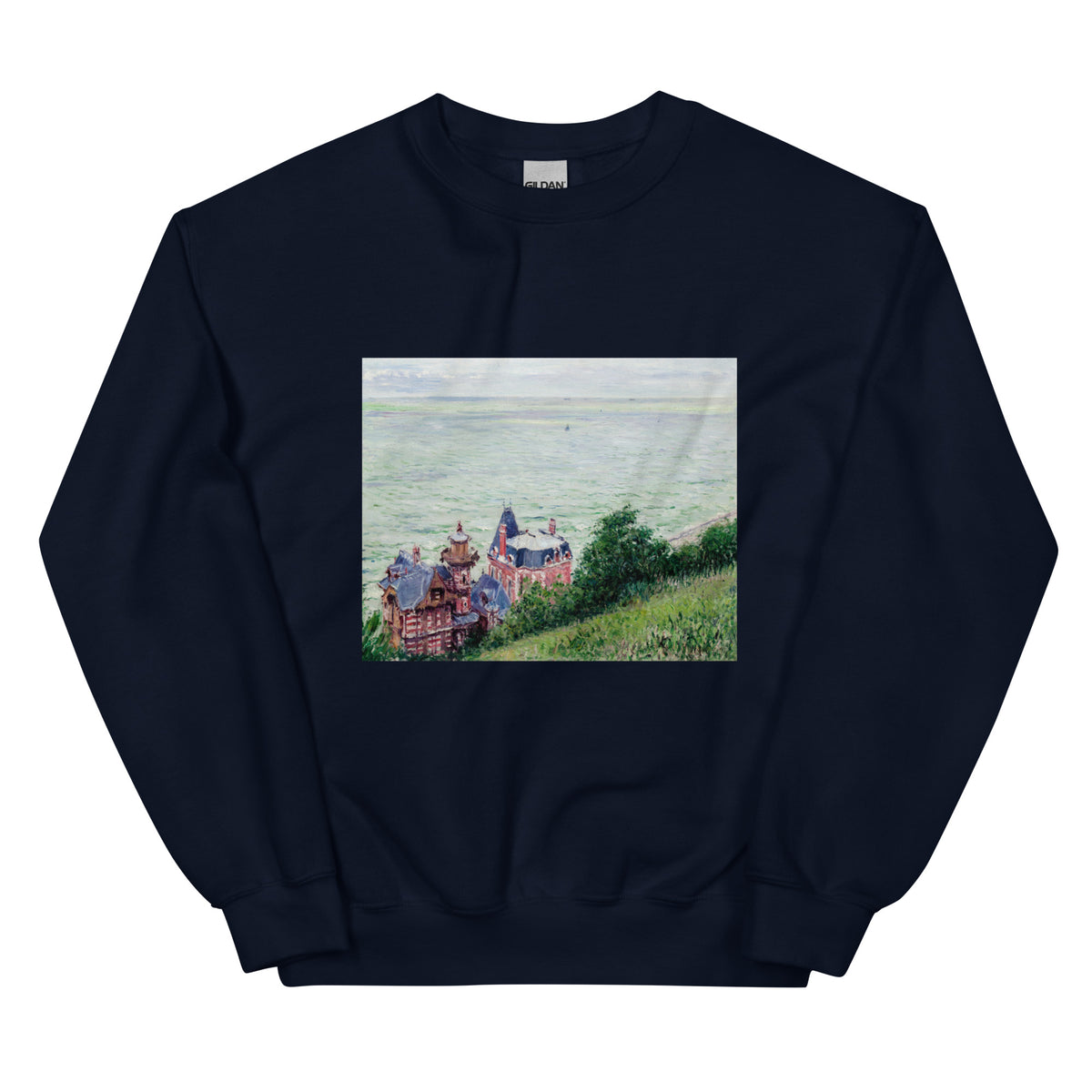 Navy Sweater Villas At Trouville Painting In High Resolution Essential