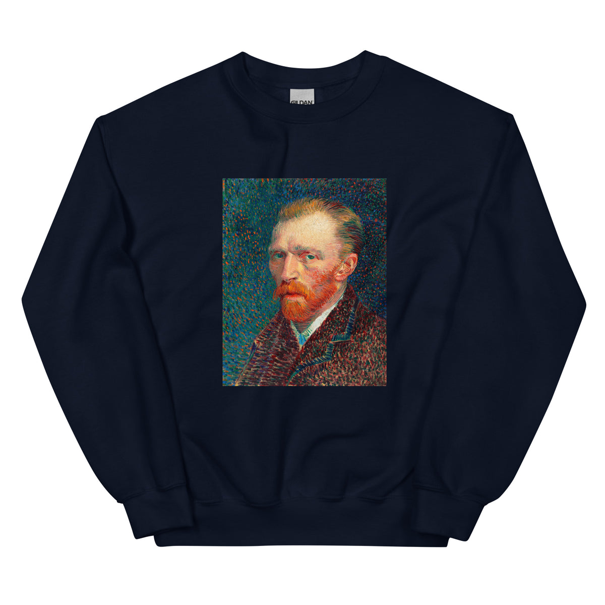 Navy Sweater Vincent Van Gogh S Self-Portrait Famous Artworks Essential