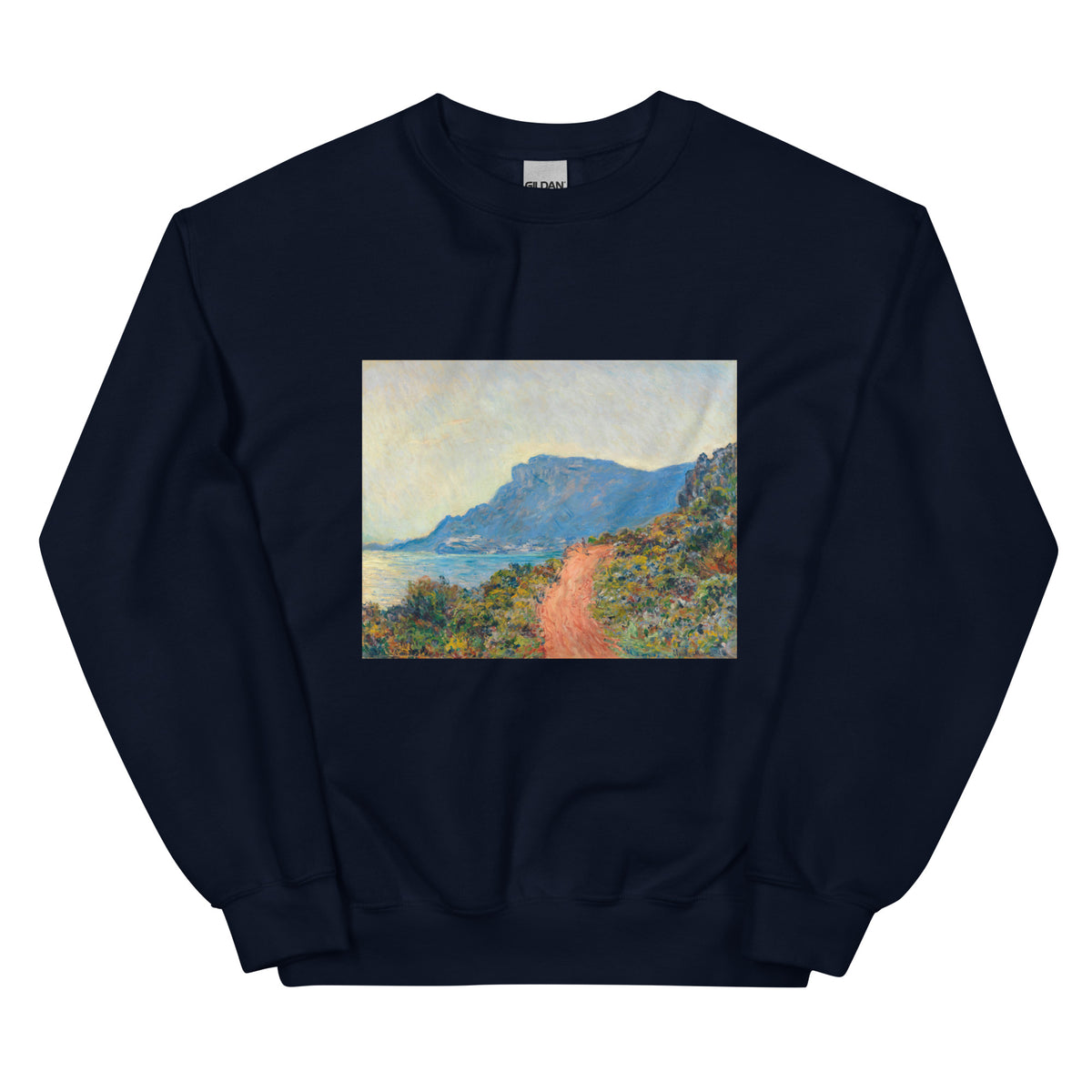 Navy Sweater La Corniche Near Monaco Essential
