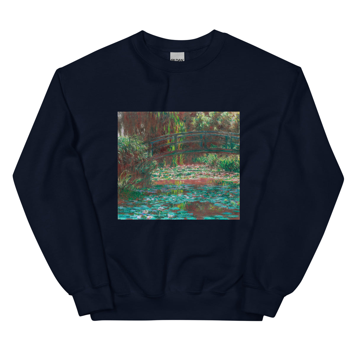 Navy Sweater Water Lily Pond Essential