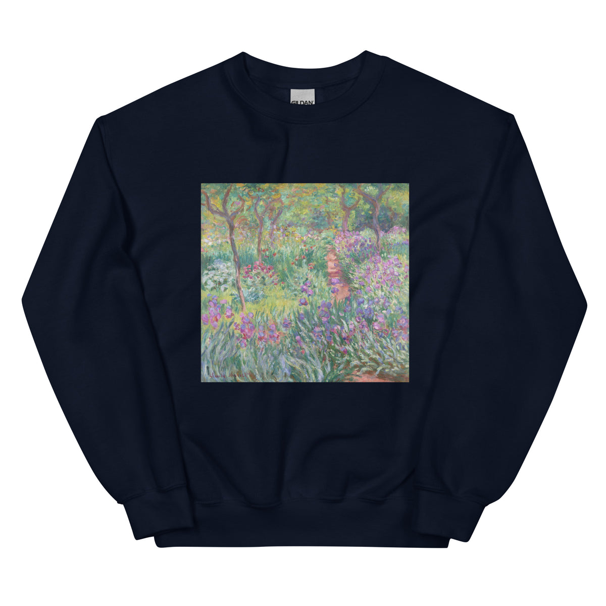 Navy Sweater The Artist Garden In Giverny Essential
