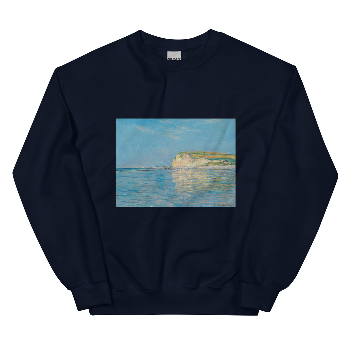 Navy Sweater Low Tide At Pourville Near Dieppe Essential
