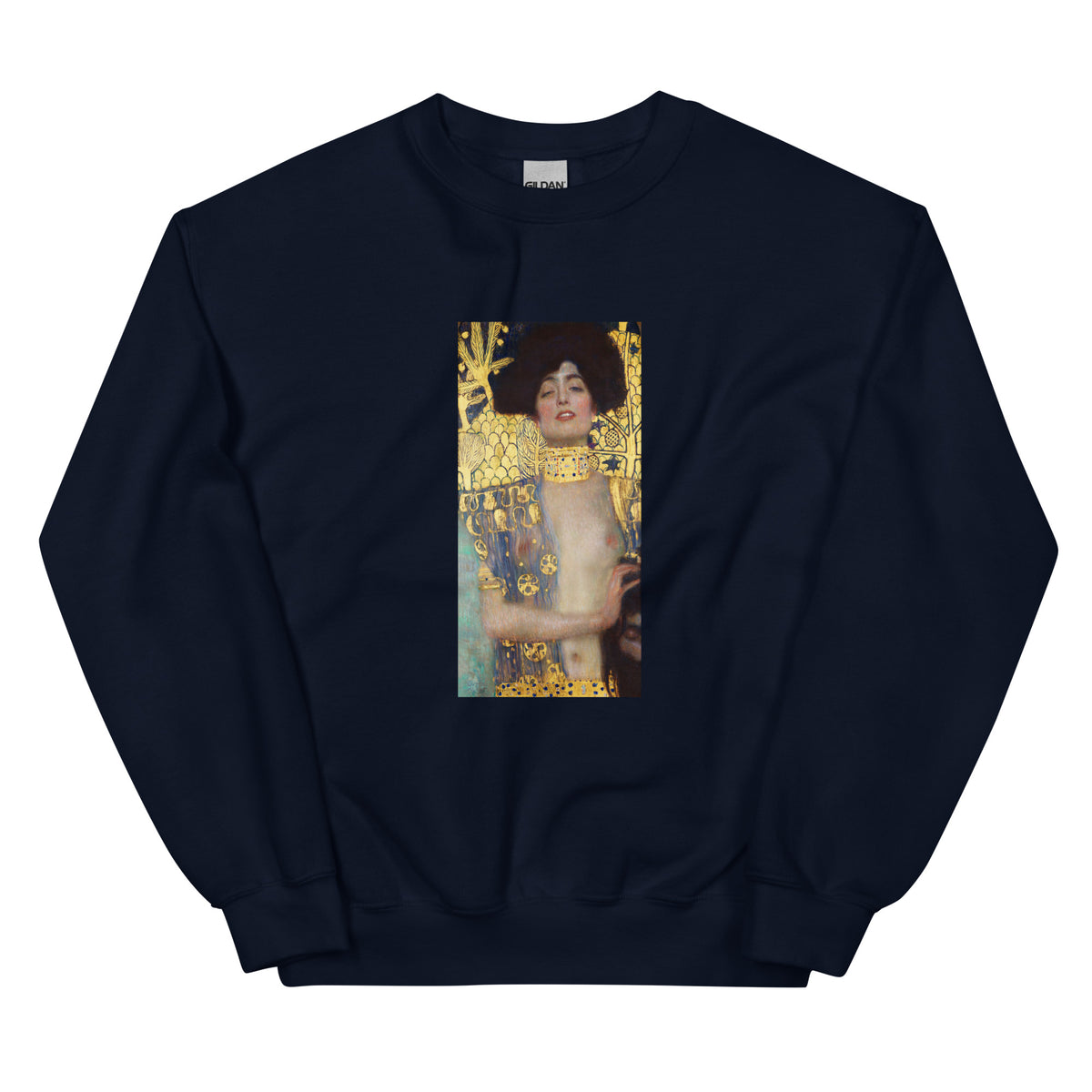 Navy Sweater Gustav Klimt Judith And The Head Of Holofernes Famous Painting Essential