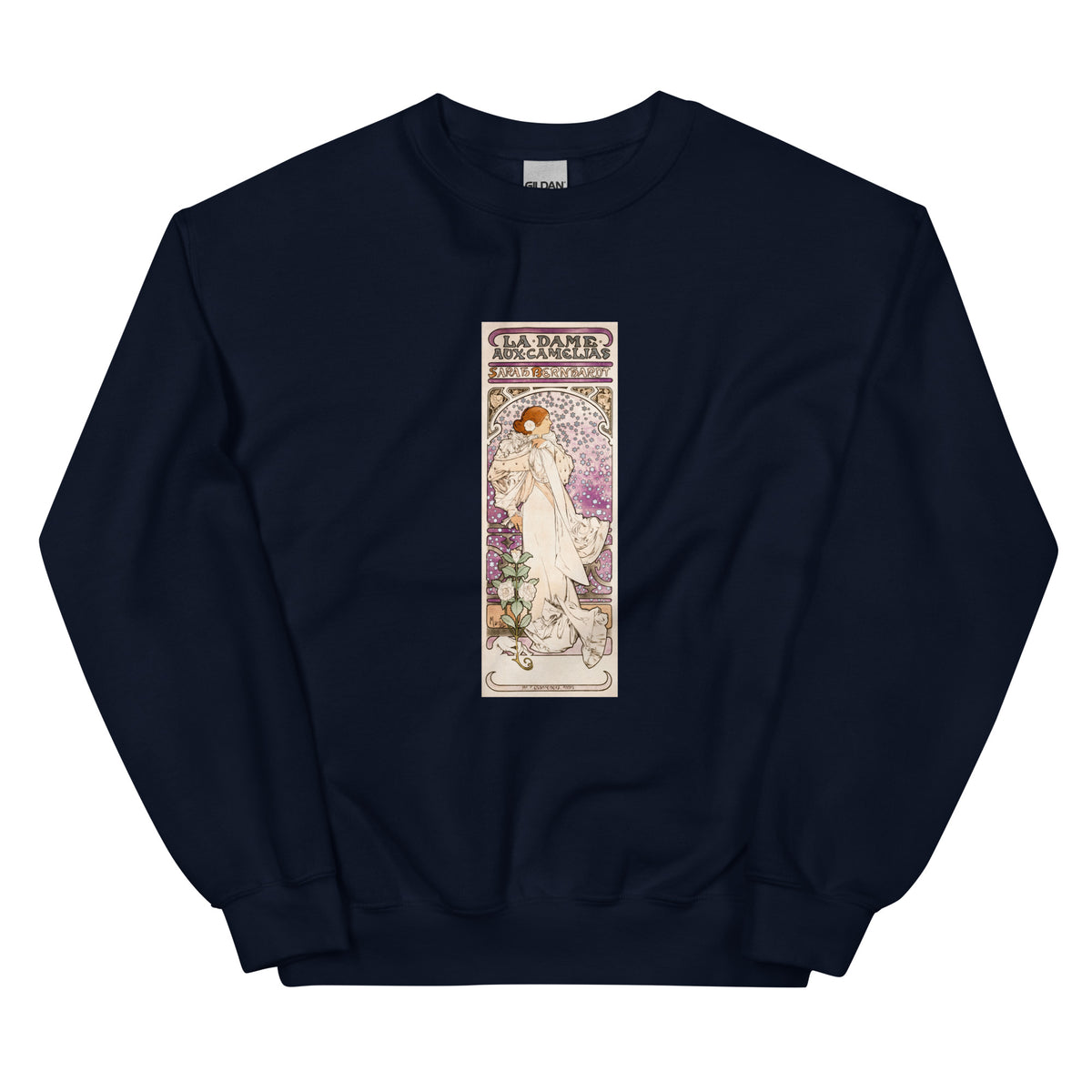 Navy Sweater La Dame Aux Camelias Sarah Bernhardt Essential