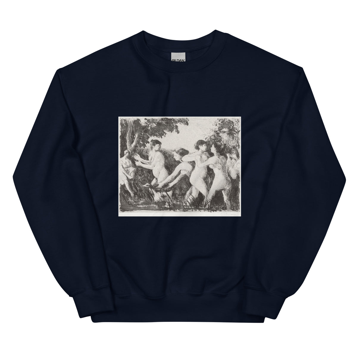 Navy Sweater Bathers Wrestling Essential