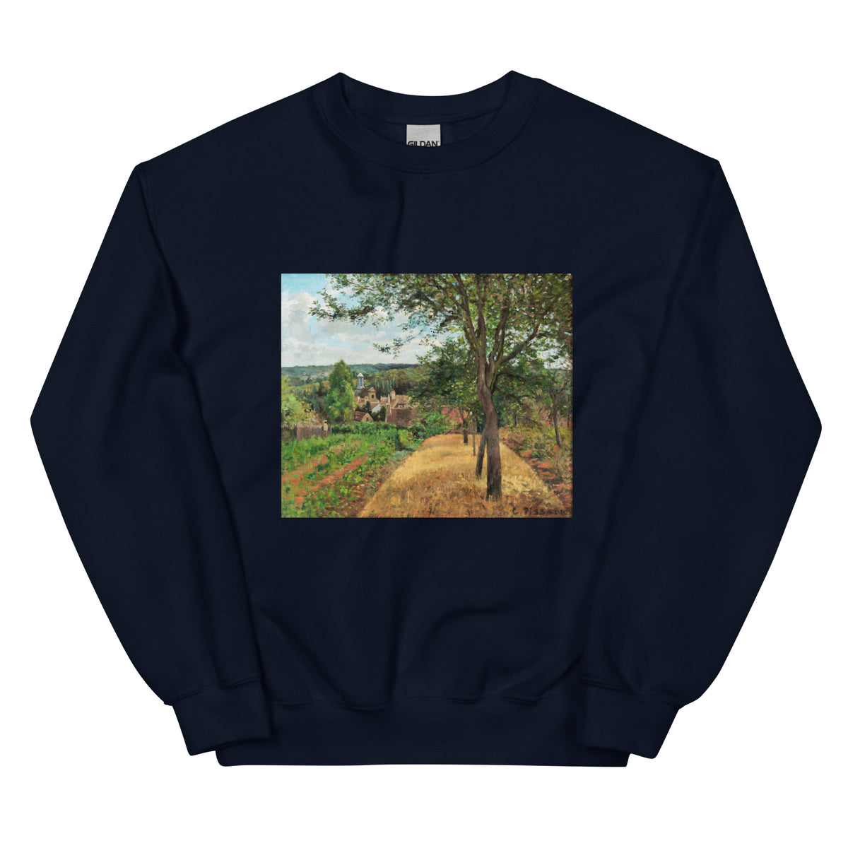 Navy Sweater Orchards At Louveciennes Painting In High Resolution Essential