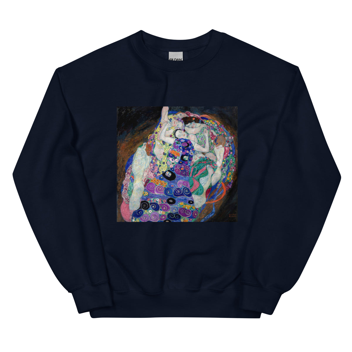 Navy Sweater Gustav Klimt The Virgin Famous Painting Essential