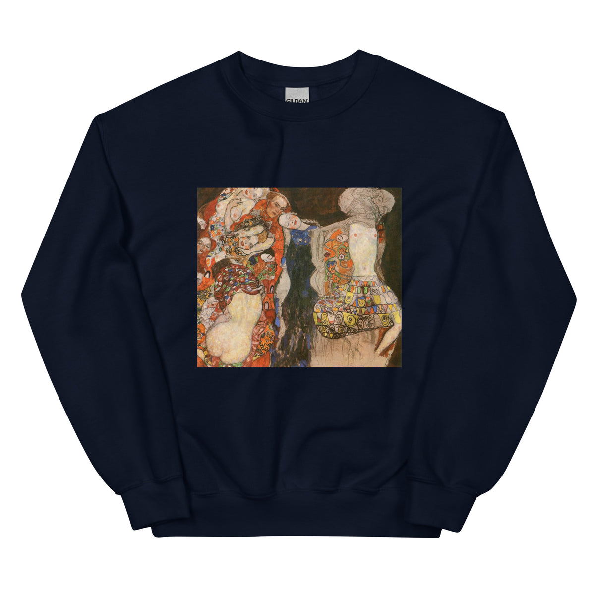 Navy Sweater Gustav Klimt The Bride Famous Painting Essential