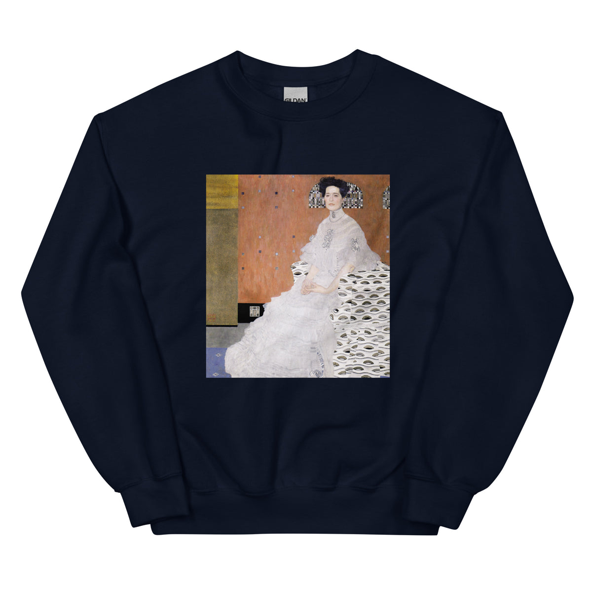 Navy Sweater Gustav Klimt Bildnis Fritza Riedler Famous Painting Essential