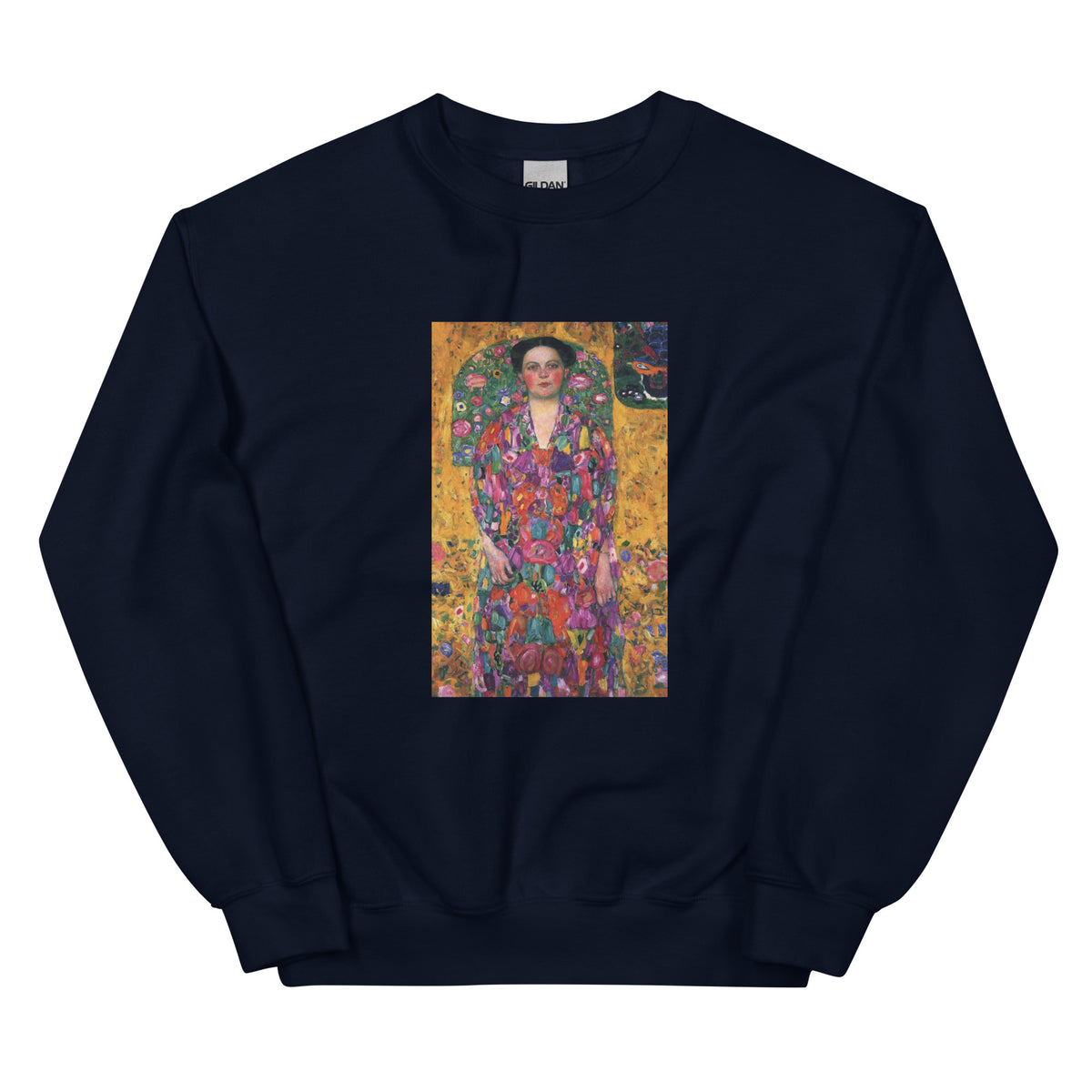 Navy Sweater Gustav Klimt Portrait Of Eugenia Primavesi Famous Painting Essential
