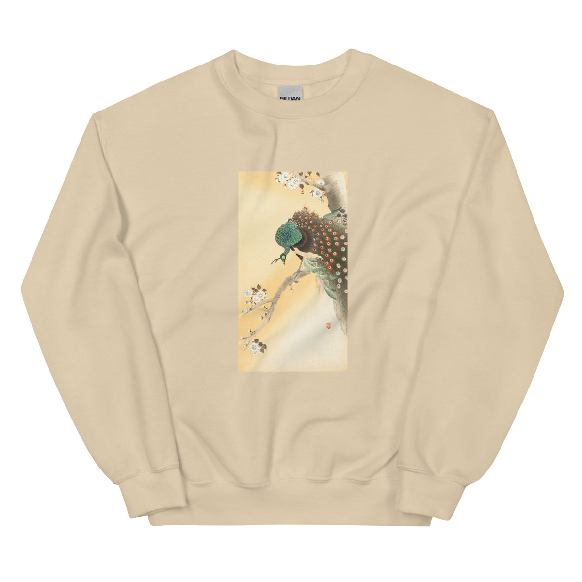 Sand Sweater Peacock On A Cherry Blossom Tree - Ohara Koson 1900 Essential