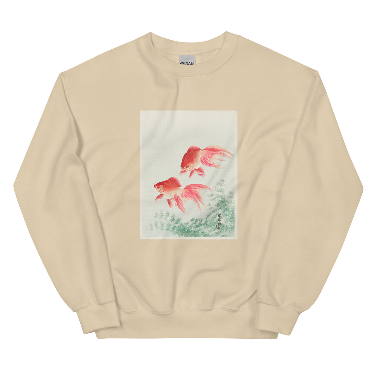 Sand Sweater Two Veil Goldfish - Ohara Koson 1926 Essential