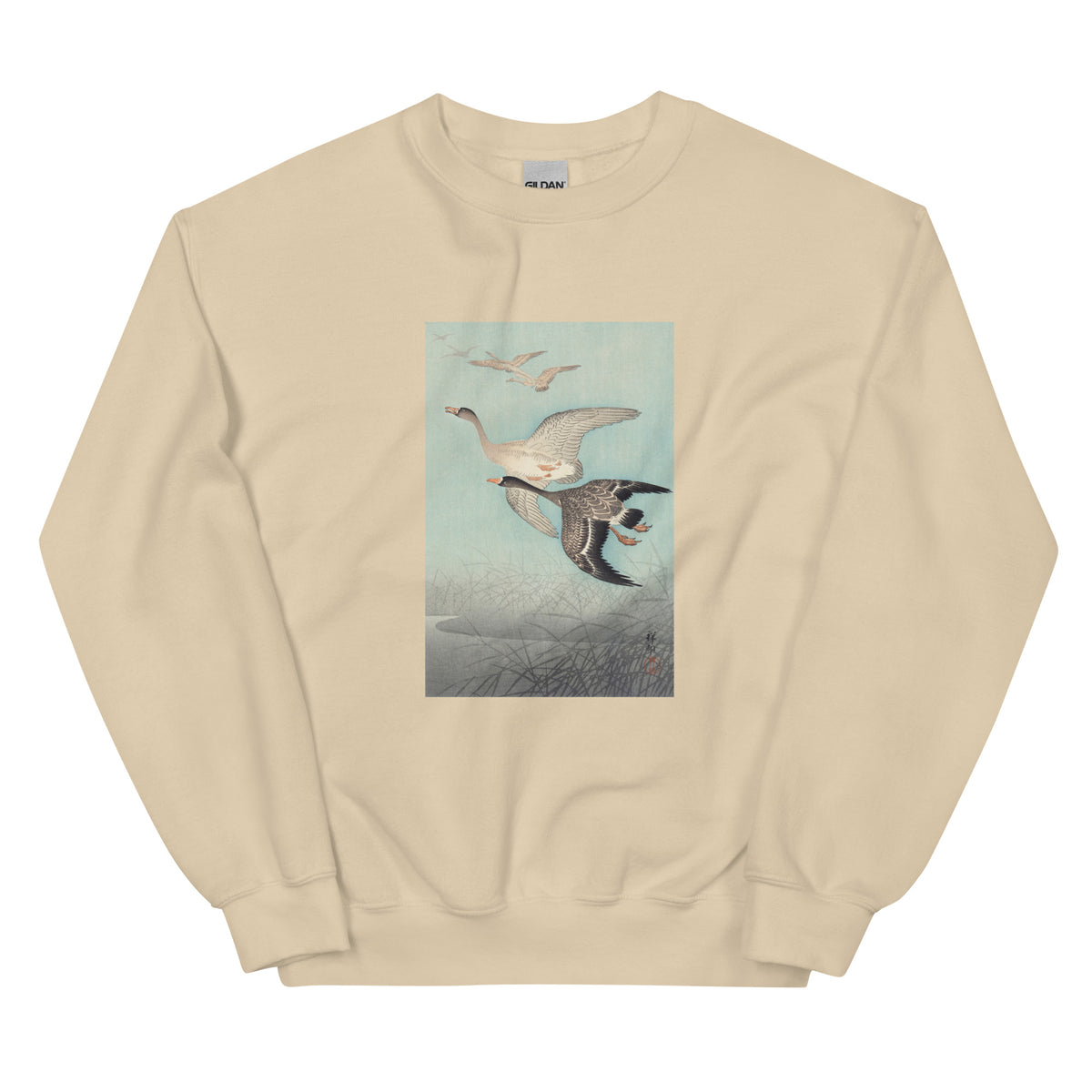 Sand Sweater Great Geese In Flight - Ohara Koson 1925 Essential