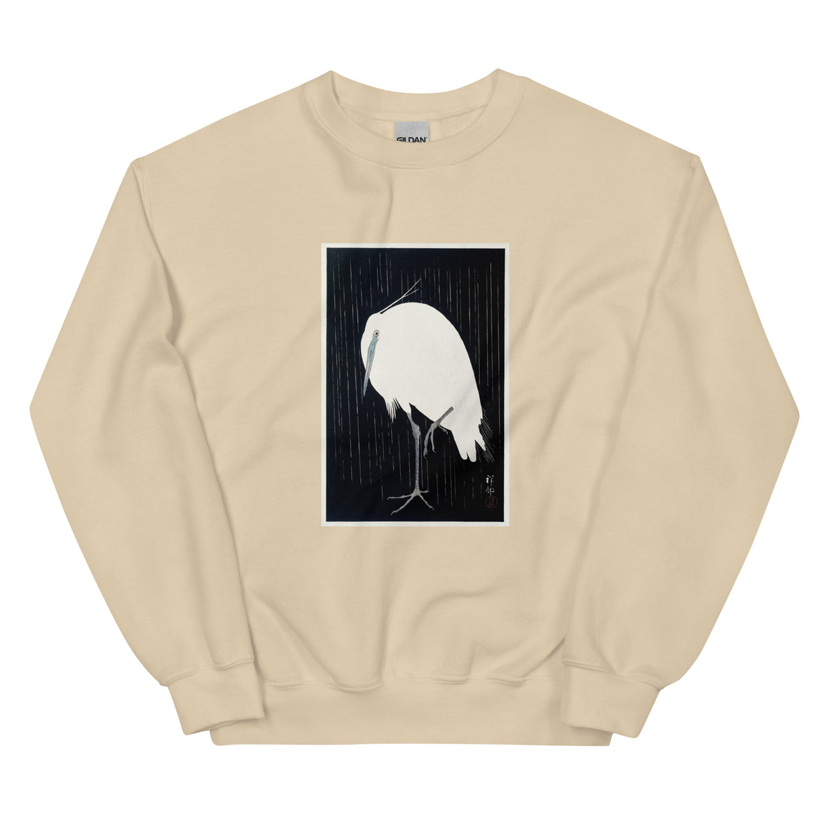 Sand Sweater Egret In The Rain - Ohara Koson 1925 Essential