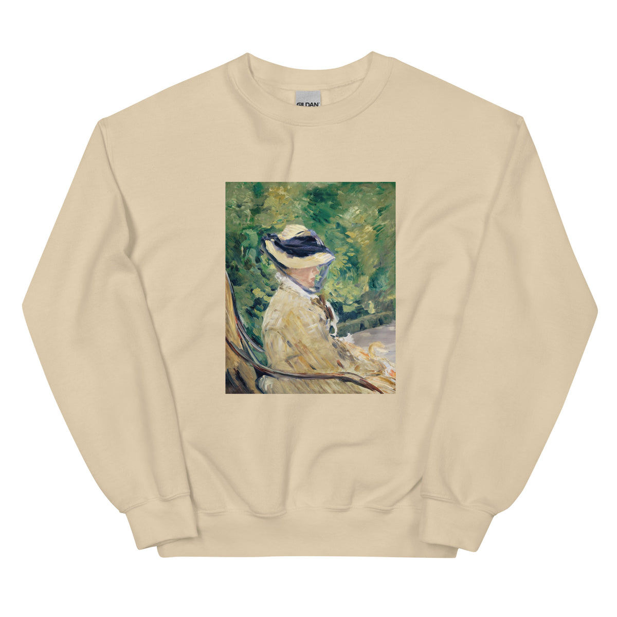 Sand Sweater Madame Manet Suzanne Leenhoff 1830 1906 At Bellevue Painting In High Resolution Essential