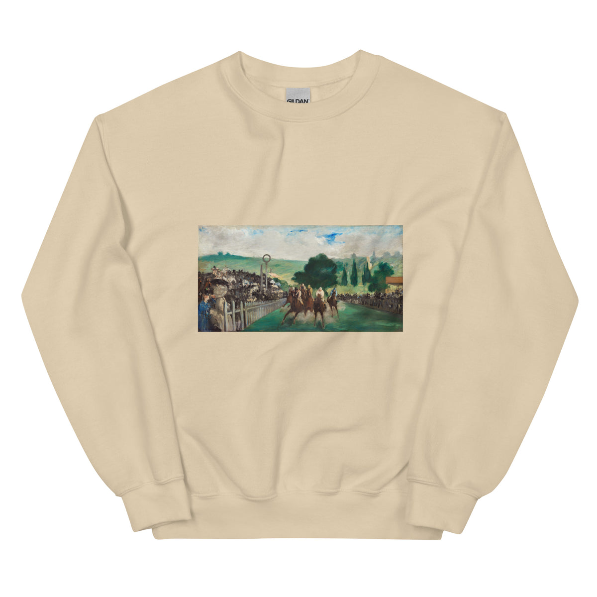 Sand Sweater The Races At Longchamp Painting In High Resolution Essential