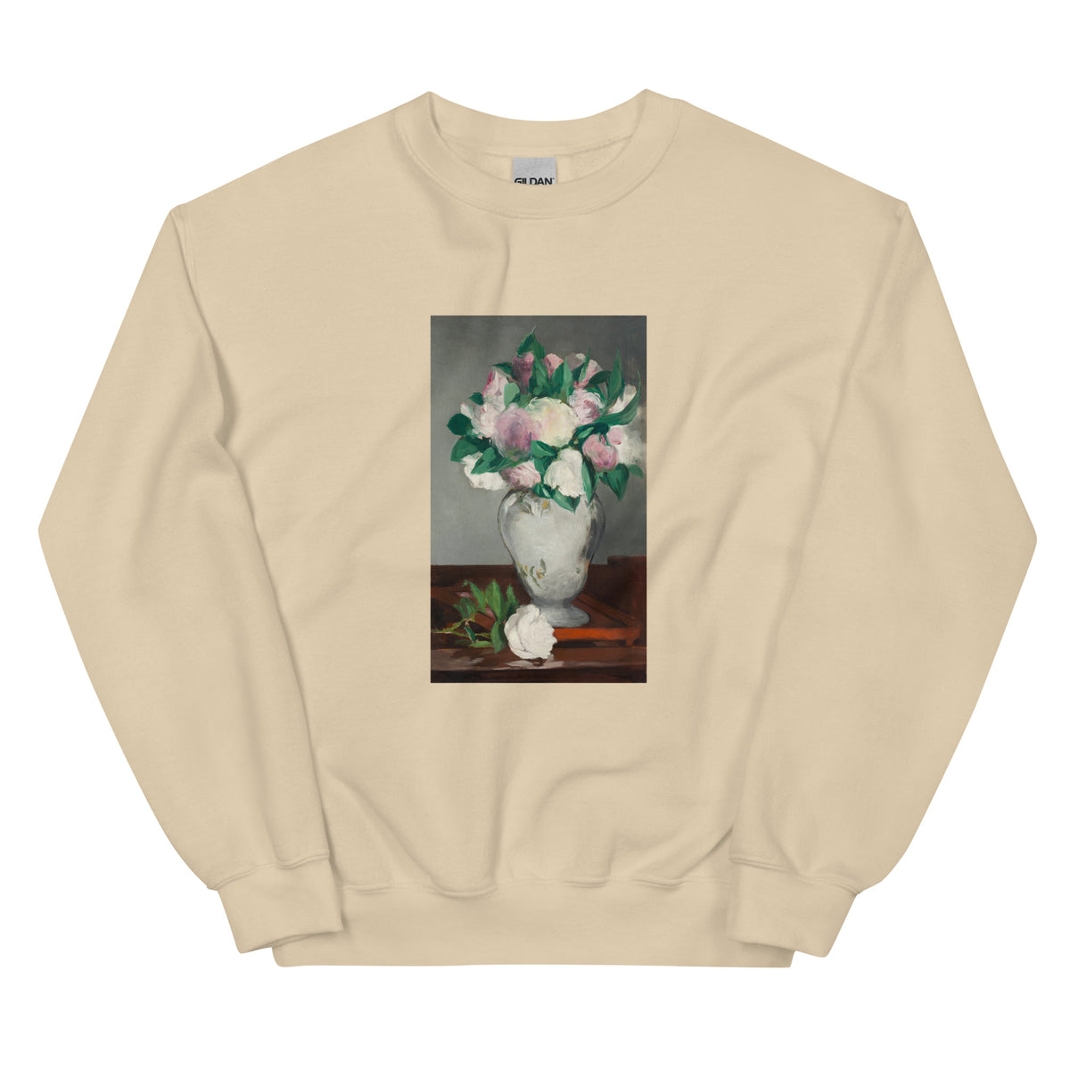 Sand Sweater Peonies Painting In High Resolution Essential
