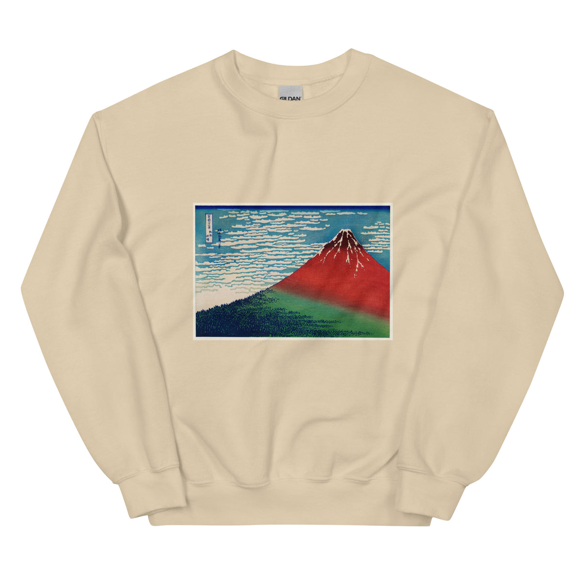 Sand Sweater Katsushika Hokusai S Fine Wind Clear Morning A Famous Traditional Japanese Ukyio-E Style Illustration Of Mount Fuji Essential